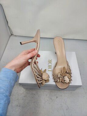 Christian Dior Blossom Nude Sandal Mule Heel